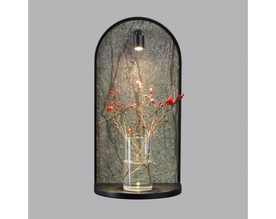 Настенный светодиодный светильник-полка Odeon Light Giardino Hightech 7176/3WL