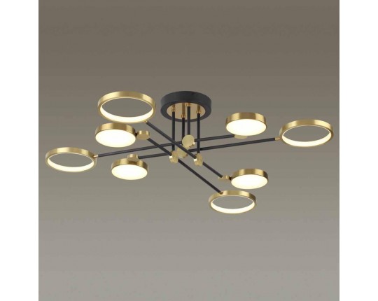 Потолочная светодиодная люстра Odeon Light Midcent Denzel 4320/75CL