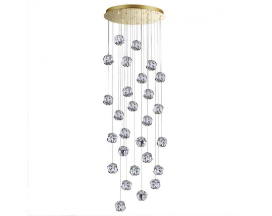 Каскадная светодиодная люстра Odeon Light L-Vision Jemstone 5085/120L