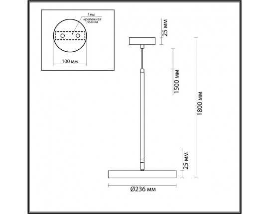 Подвесной светильник Odeon Light BERGI 5064/15L