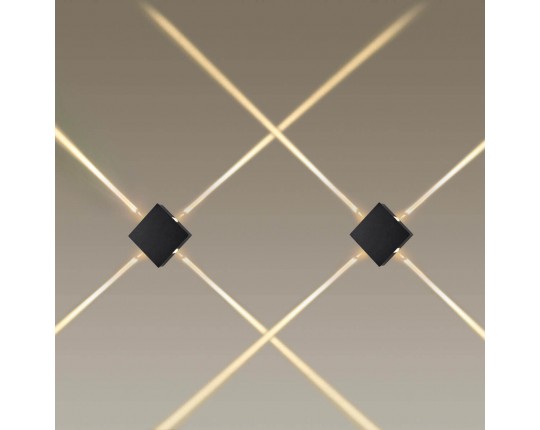 Настенный светодиодный светильник Odeon Light Hightech Vista 4259/8WL