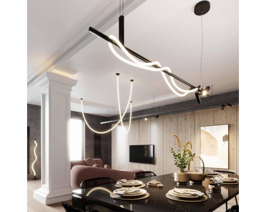 Подвесной светодиодный светильник Odeon Light Hightech 4391/40CL