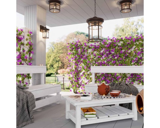 Уличный настенный светильник Odeon Light Nature Virta 4044/1W