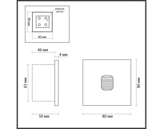 Уличный светодиодный светильник Odeon Light Nature Vitty 6650/1WL3