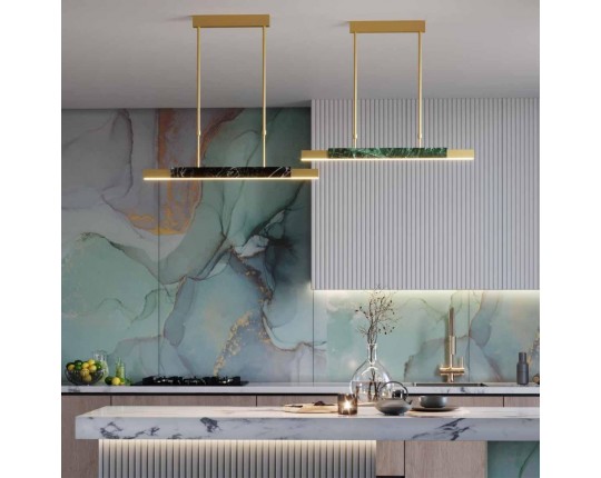 Подвесной светодиодный светильник Odeon Light Midcent Marmi 4360/25L