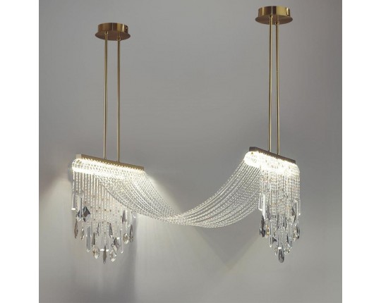 Подвесной светодиодный светильник Odeon Light Exclusive Hall Afina 5420/48L