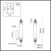 Бра Odeon Light Exclusive L-Vision Ula 5404/17WL
