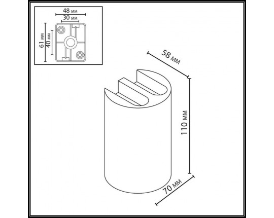 Настенный светильник Odeon Light NATURE 7125/4WL