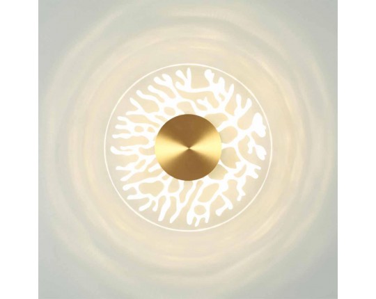 Настенный светодиодный светильник Odeon Light Midcent Solaris 6627/9WL