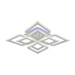 Потолочная светодиодная люстра Profit Light 8464/4С WHT