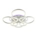 Потолочная светодиодная люстра Profit Light 5894/4+4A WHT