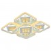 Потолочная светодиодная люстра Profit Light 8051/4+1 WHT B