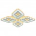 Потолочная светодиодная люстра Profit Light 8054/4 WHT