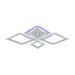 Потолочная светодиодная люстра Profit Light 8464/2+2A WHT