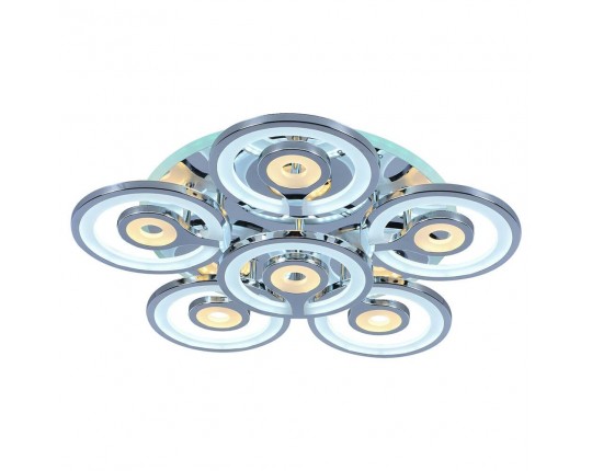 Потолочная светодиодная люстра Profit Light 8070/5+1 CHR