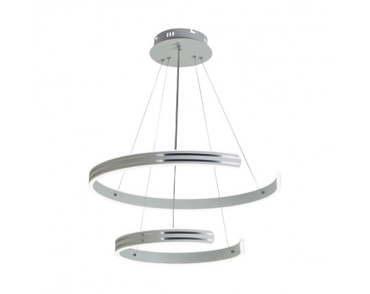 Подвесная светодиодная люстра Profit Light 6039/2 WHT+CHR