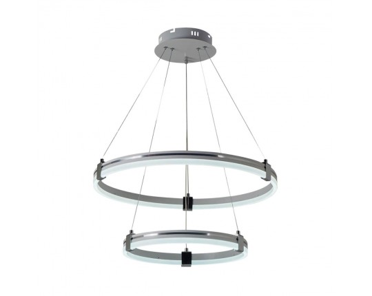 Подвесная светодиодная люстра Profit Light 6043/2 WHT+CHR