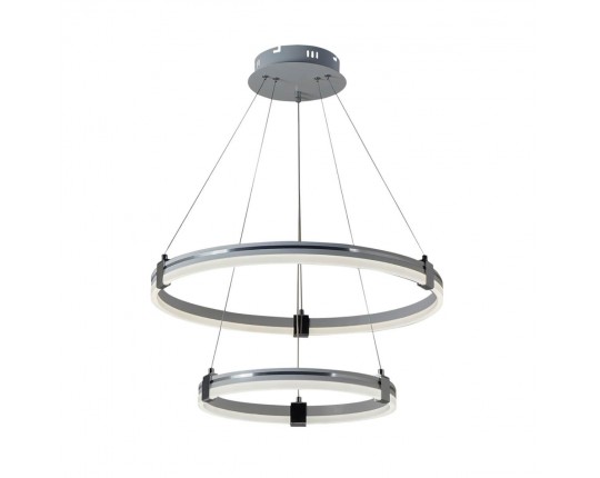 Подвесная светодиодная люстра Profit Light 6043/2 WHT+CHR