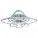 Потолочная светодиодная люстра Profit Light 8042/4+4 CHR