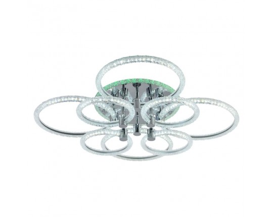 Потолочная светодиодная люстра Profit Light 8024/4+4 CHR