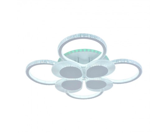 Потолочная светодиодная люстра Profit Light 5891/4+4A WHT