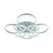 Потолочная светодиодная люстра Profit Light 5894/4+4A WHT