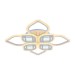 Потолочная светодиодная люстра Profit Light 8439/4+4A WHT