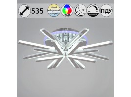 Потолочная светодиодная люстра Reluce 09824-3.3-4+4C CR (RGB)