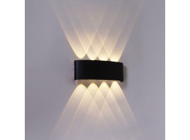 Уличный настенный светодиодный светильник Reluce 86834-9.2-008KT LED8*1W BK