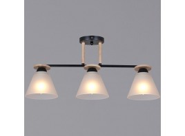 Потолочная люстра Reluce 11630-0.3-03 BK+WOOD