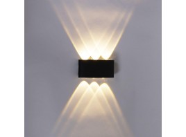 Уличный настенный светодиодный светильник Reluce 86833-9.2-006KT LED6*1W BK