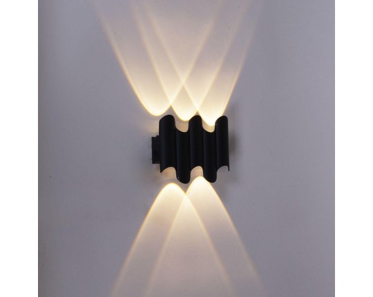 Уличный настенный светодиодный светильник Reluce 86851-9.2-005KT LED5W BK