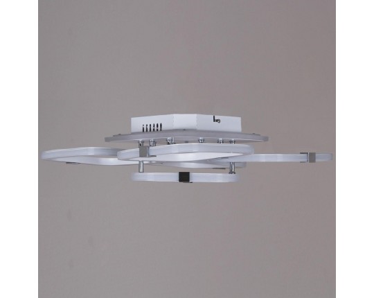 Потолочная светодиодная люстра Reluce 06321-3.3-05 WH+CR (RGB)