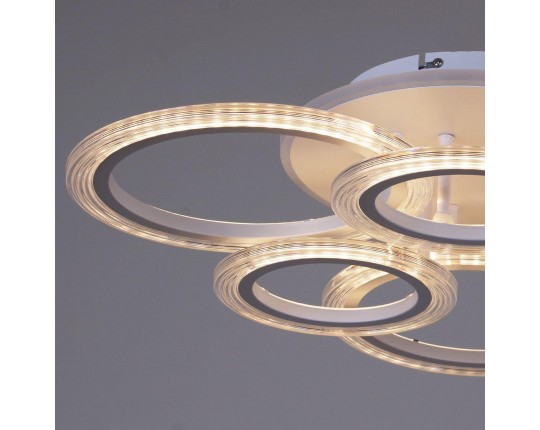 Потолочная светодиодная люстра Reluce 09812-3.3-3+3A WH (RGB)