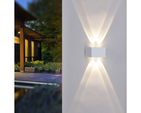Уличный настенный светодиодный светильник Reluce 86856-9.2-001KT LED4W WT