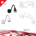 Настенный светильник Reluce Technical 86202-9.2-001MN LED5W BK