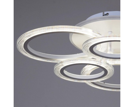 Потолочная светодиодная люстра Reluce 09812-3.3-3+3A WH (RGB)