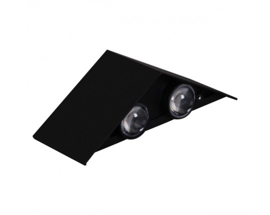 Уличный настенный светодиодный светильник Reluce 86856-9.2-001KT LED4W BK