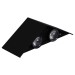 Уличный настенный светодиодный светильник Reluce 86856-9.2-001KT LED4W BK