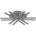 Потолочная светодиодная люстра Reluce 09824-3.3-06C CR (RGB)