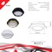 Встраиваемый светильник Reluce Technical 53005-9.0-001RLD GX53 BK