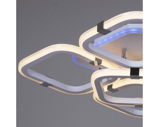 Потолочная светодиодная люстра Reluce 06321-3.3-05 WH+CR (RGB)