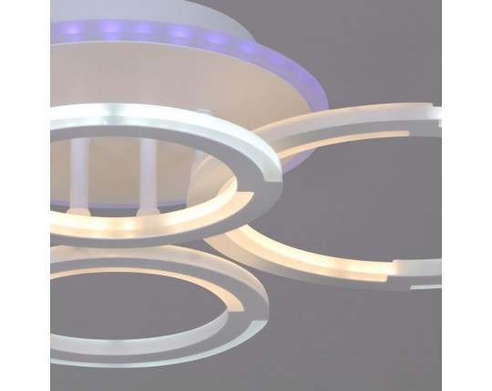 Потолочная светодиодная люстра Reluce 09820-3.3-2+2A WH (RGB)