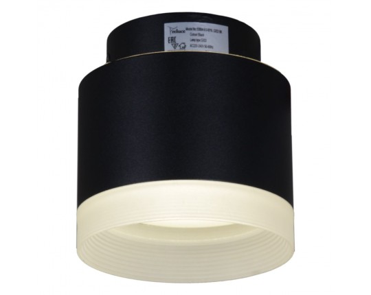 Потолочный светильник Reluce 53004-9.5-001IL GX53+LED3W BK