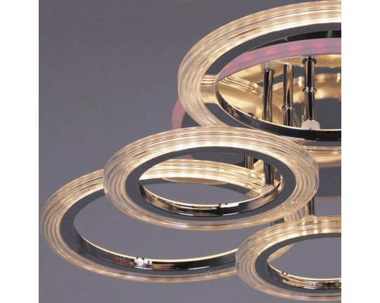 Потолочная светодиодная люстра Reluce 09812-3.3-3+3D CR (RGB)