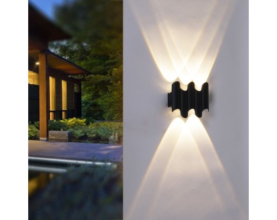 Уличный настенный светодиодный светильник Reluce 86851-9.2-005KT LED5W BK
