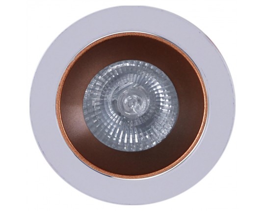 Точечный светильник Reluce 16085-9.0-001PT MR16 WT+ROSE GD