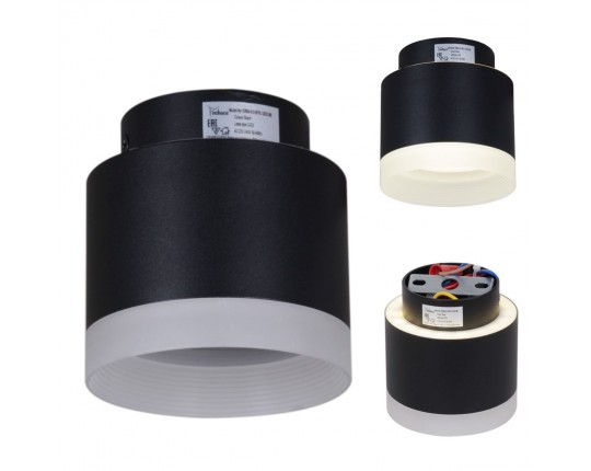 Потолочный светильник Reluce 53004-9.5-001IL GX53+LED3W BK