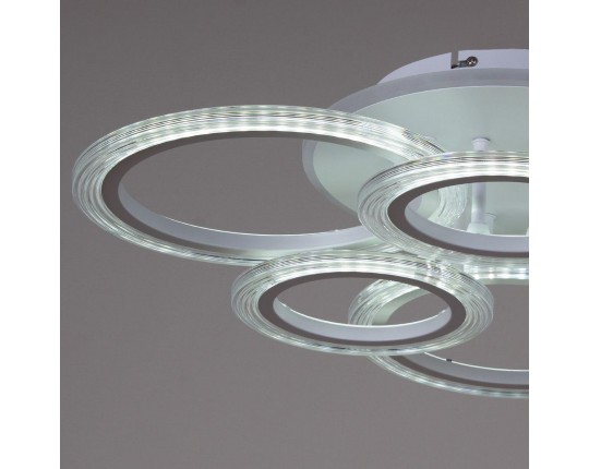Потолочная светодиодная люстра Reluce 09812-3.3-3+3A WH (RGB)