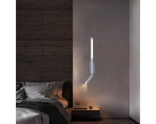 Настенный светодиодный светильник Reluce 86209-9.2-001KT LED3W+6W WT